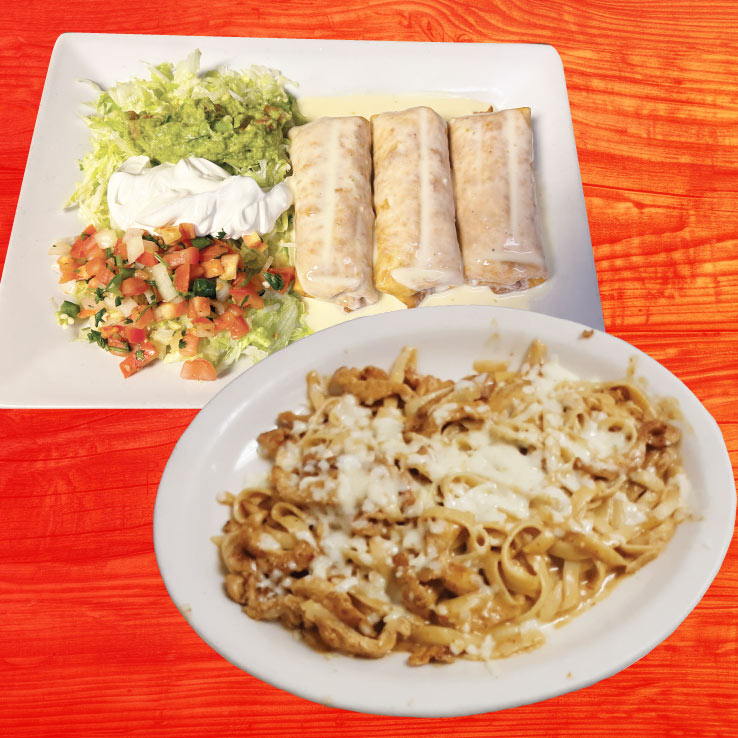 Menu page 4 - House Specialties, Quesadillas