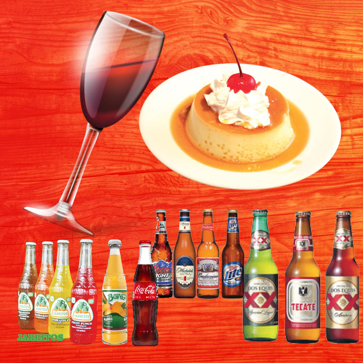 Menu page 7 - Drinks, Beers, Wine